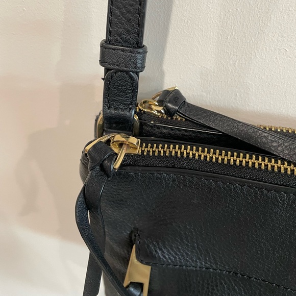 Vince Camuto Black Leather Crossbody Bag - Picture 9 of 15